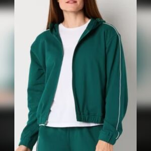 Green Hooded Jacket